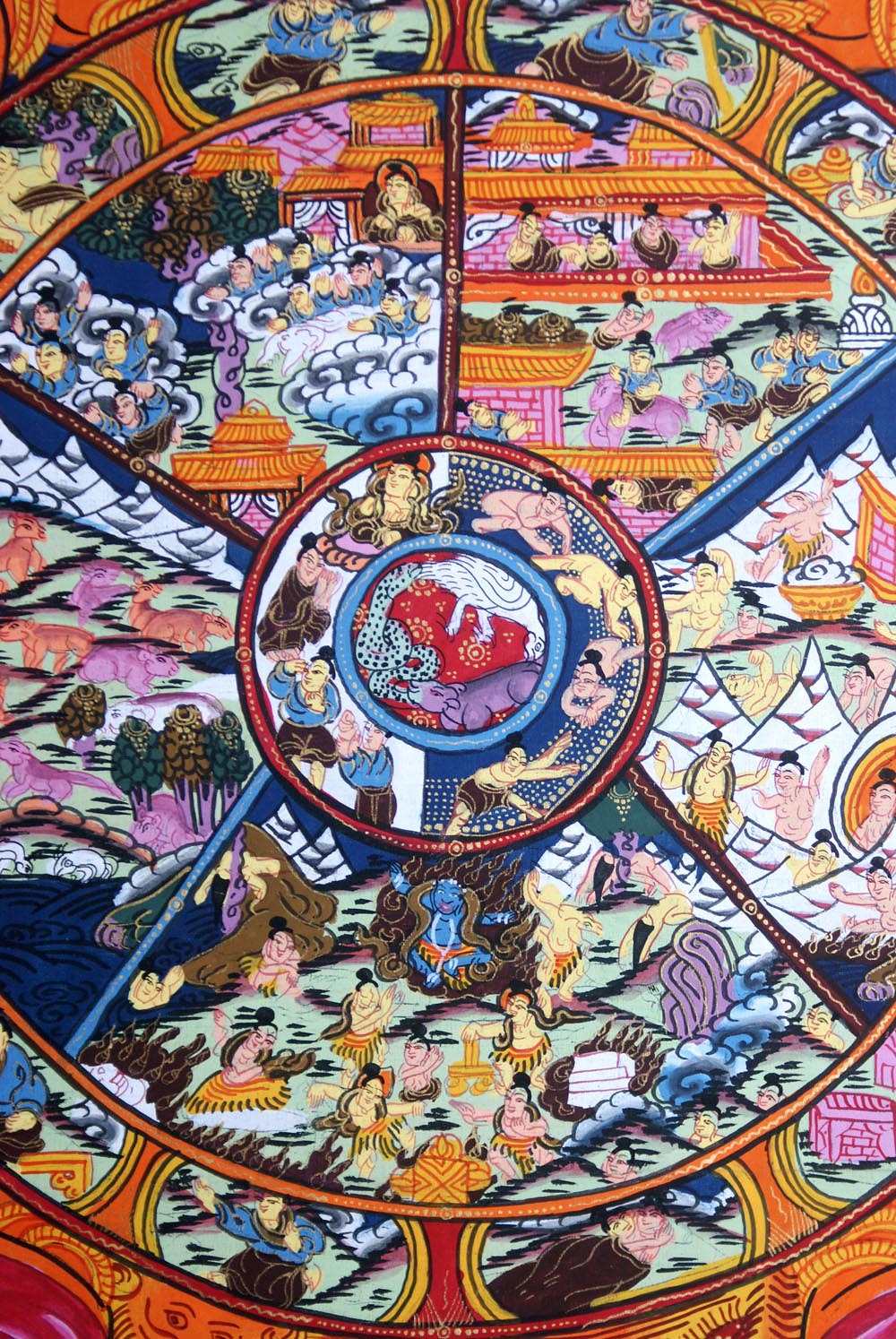 tibetan wheel of life 1000 piece puzzle