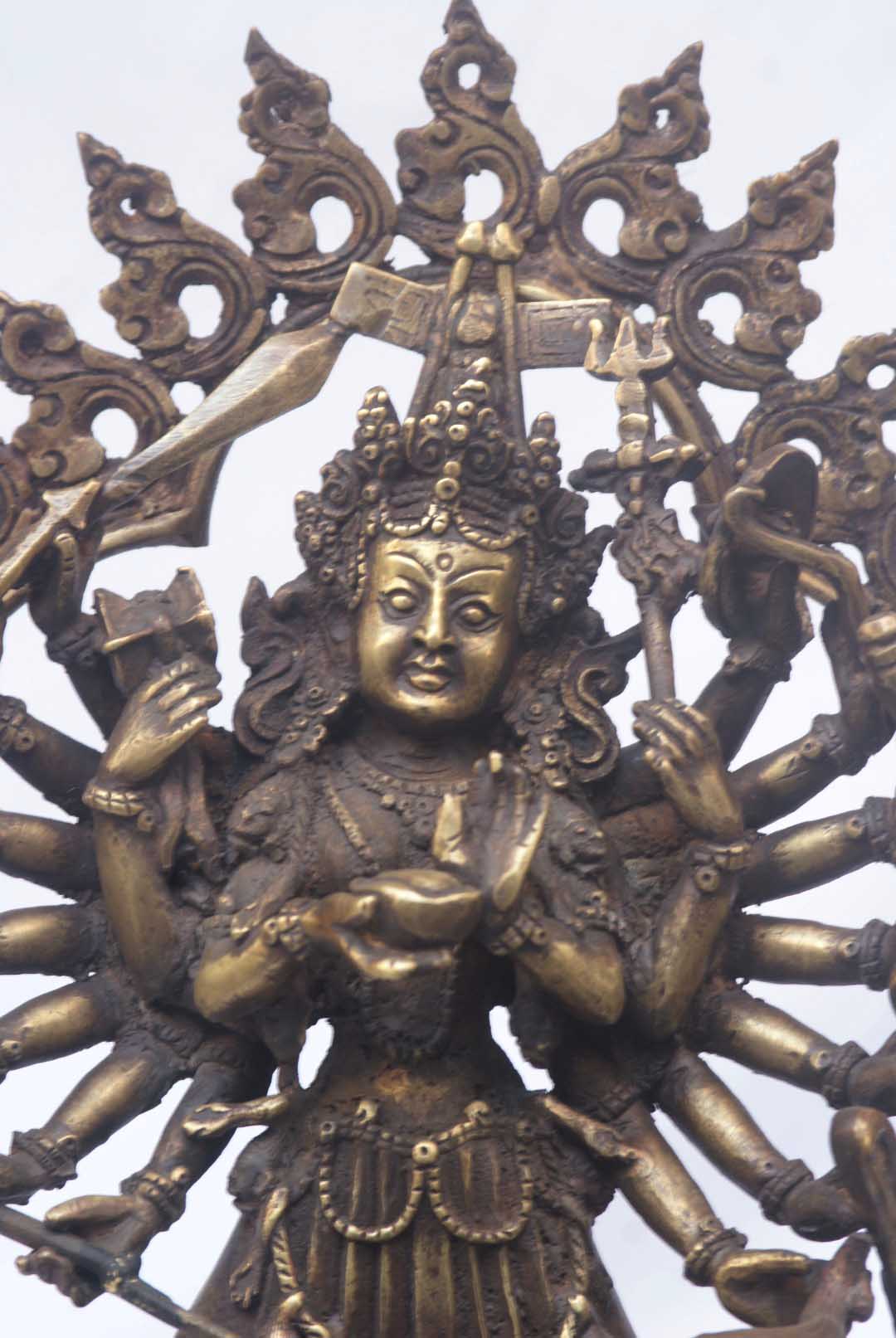 Durga Statue, glossy, sold