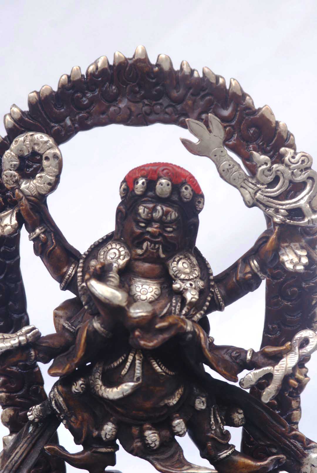 Black Mahakala Statue, <span Style=