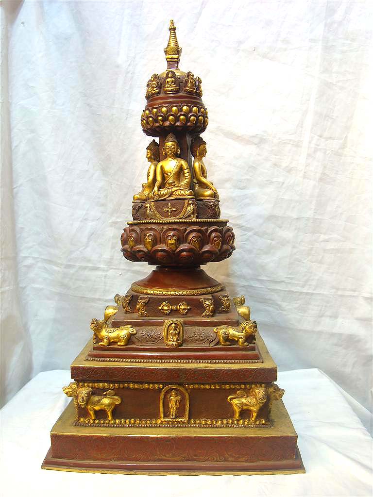 Stupa Statue, <span Style=