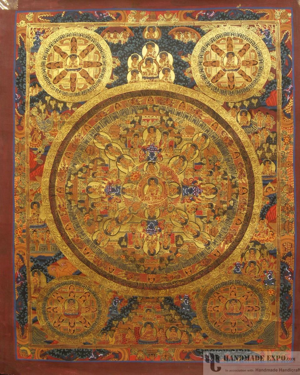 5 Buddha Mandala