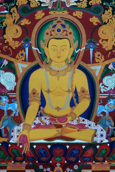 Ratna Sambara Newari Thangka, <span Style=