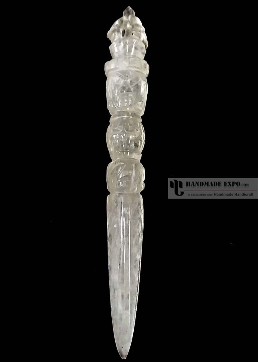 Medium Clear Crystal Phurba