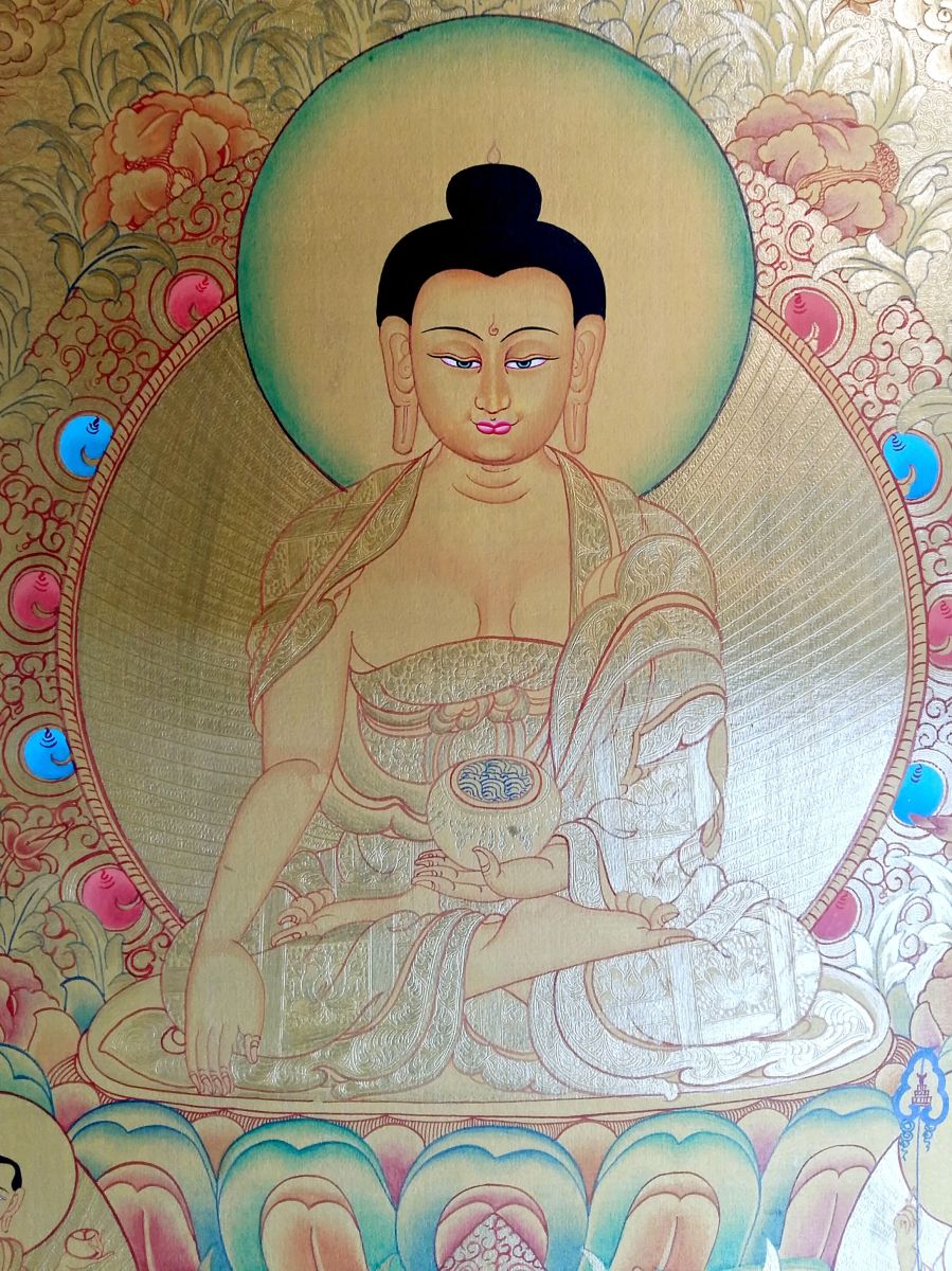Thangka- Shakyamuni Buddha <span Style=