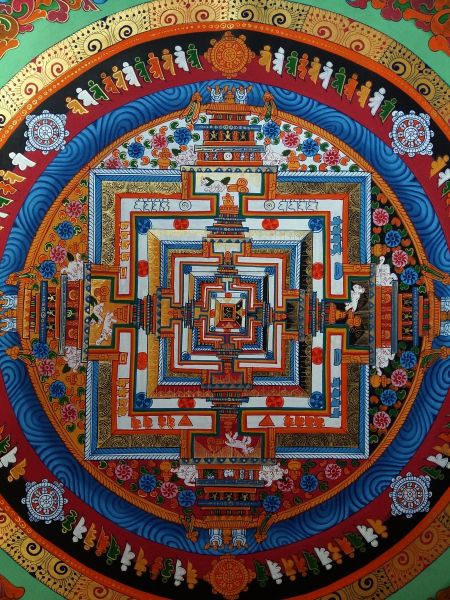 Kalachakra Mandala Thankga <span Style=