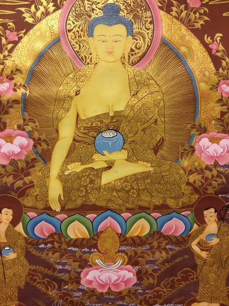 Shakyamuni Buddha Tibetan Thangka