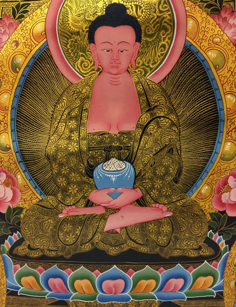 Amitabha Buddha Tibetan Thangka