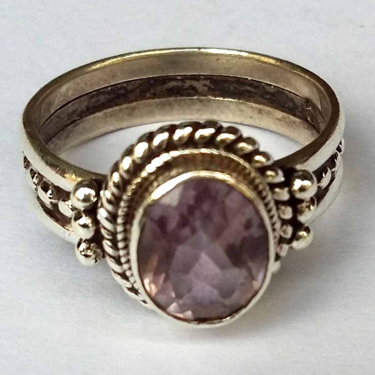 Sterling Silver Ring Amethyst