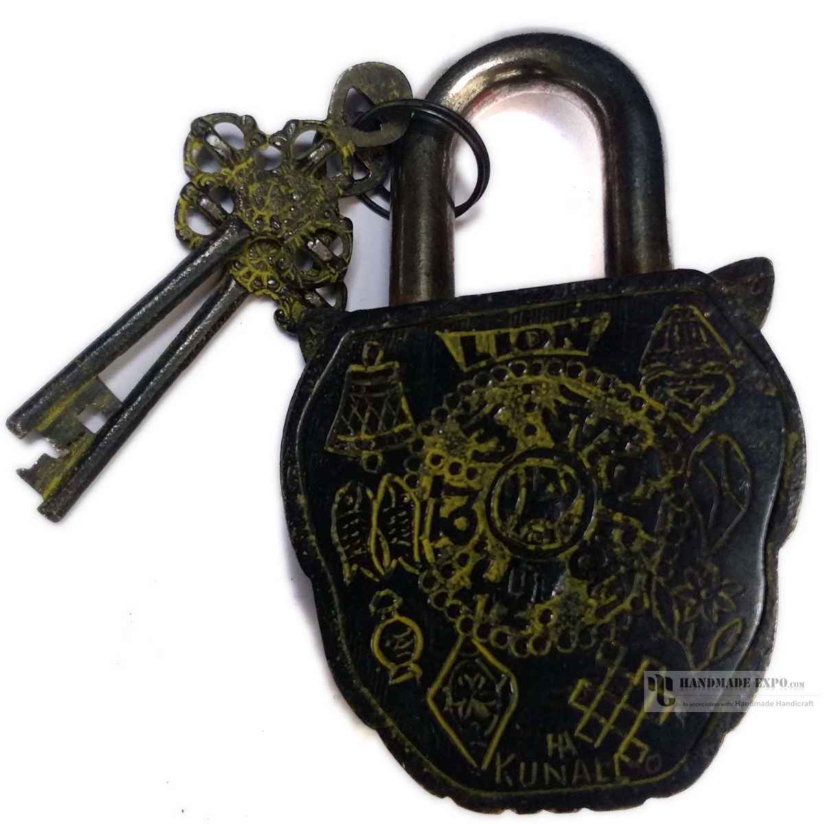 Lion antique Patina Brass Door Locks