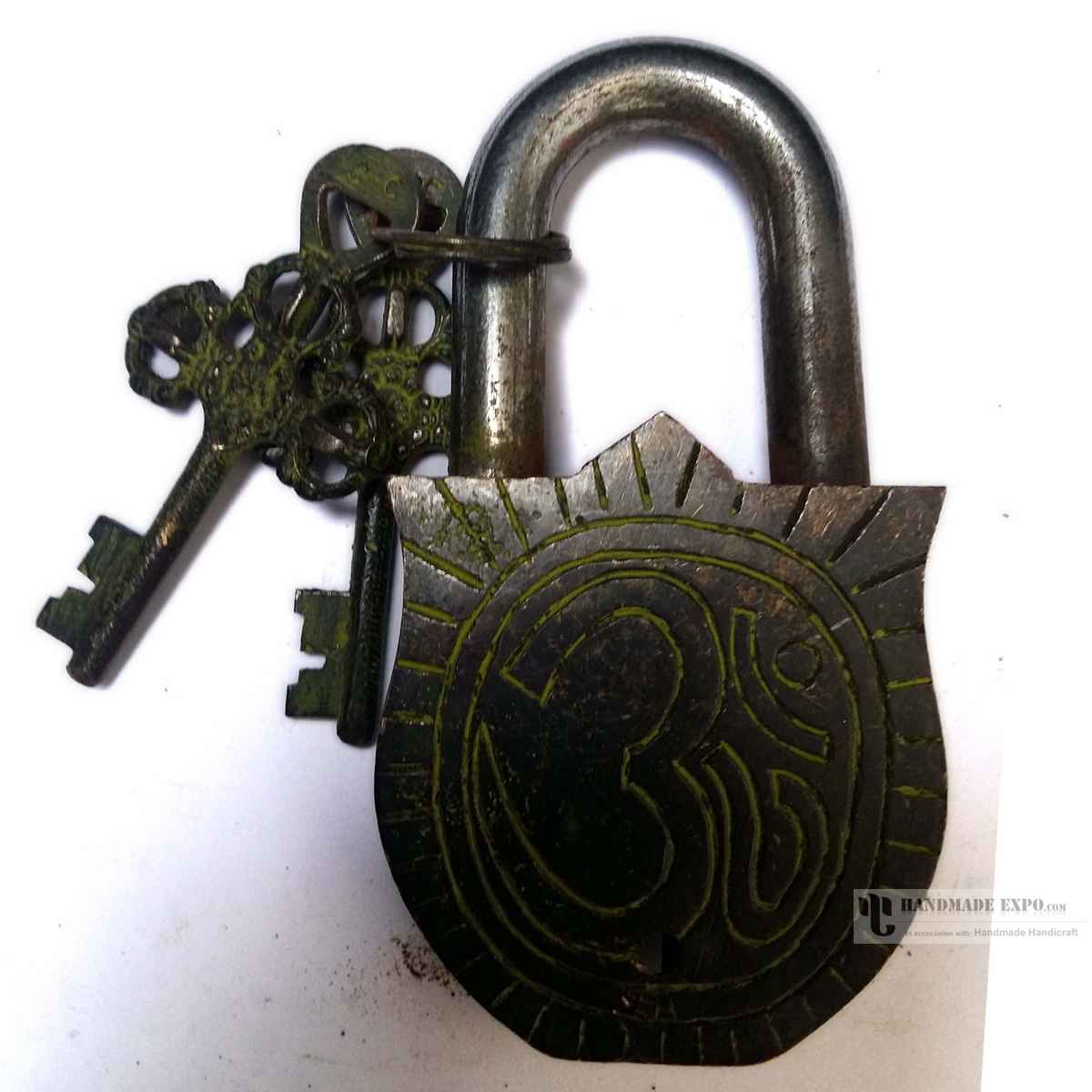 Ganesh antique Patina Brass Door Locks