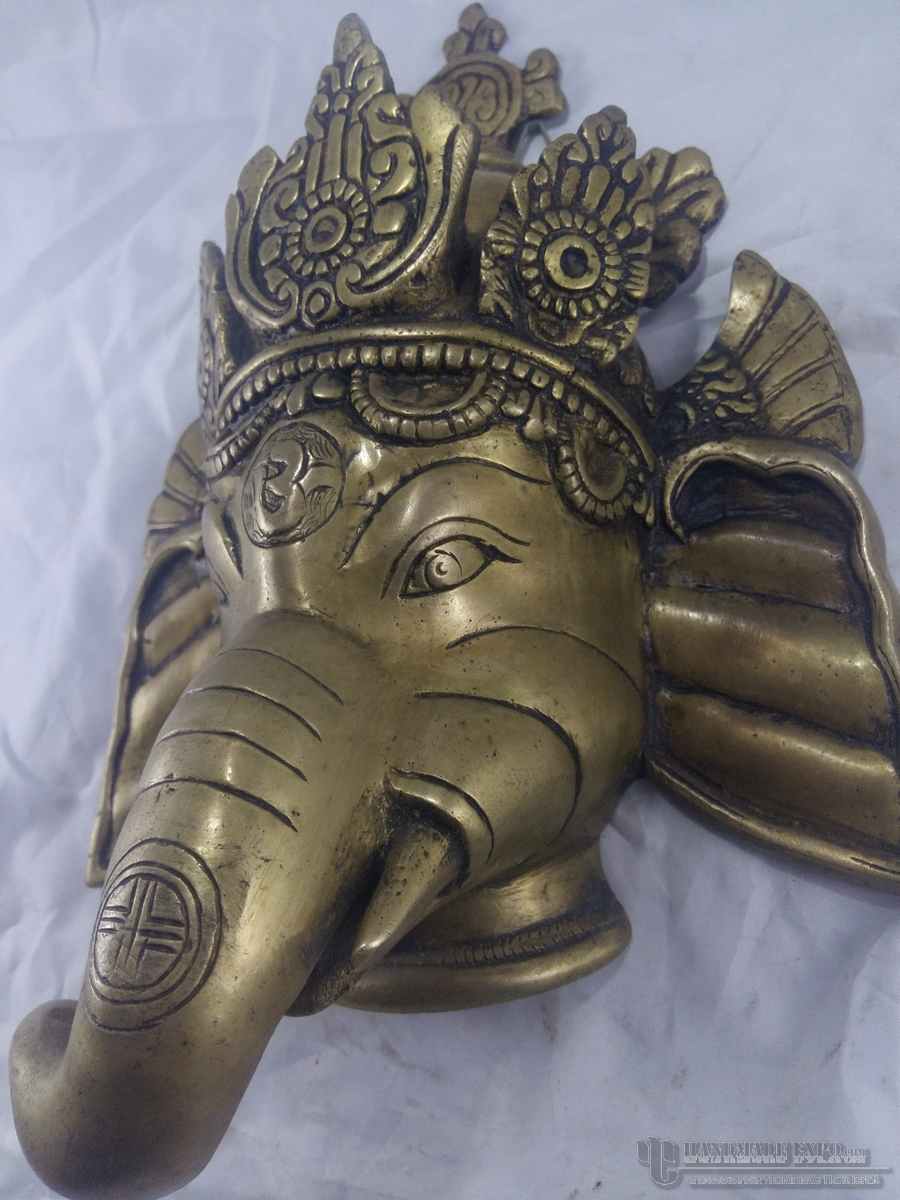 Ganesh Metal Mask <span Style=