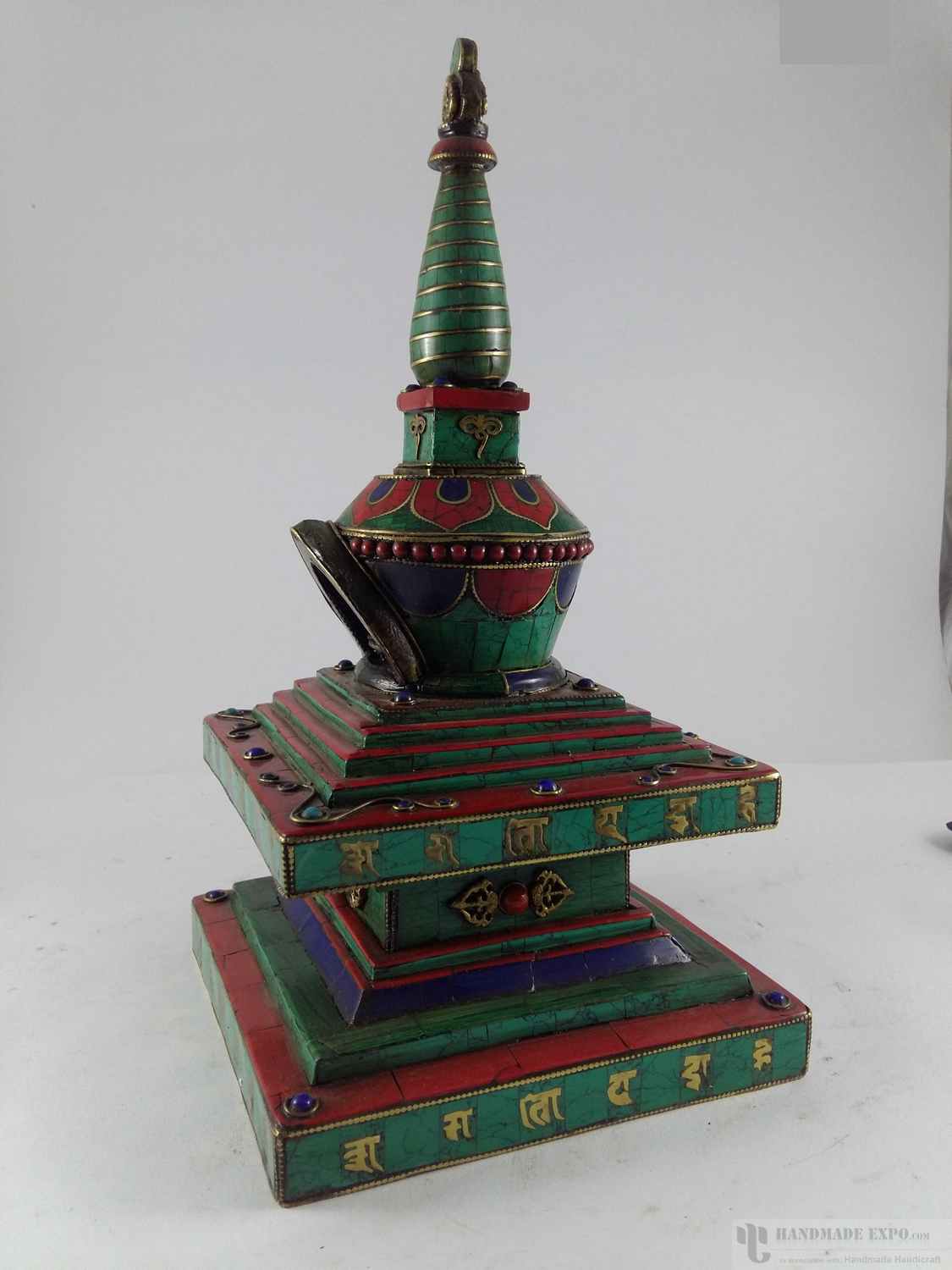 Wooden Stupa <span Style=