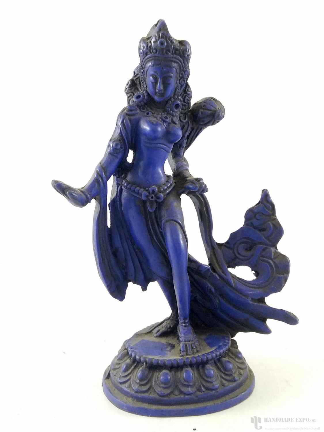 Resin Statue Of Dancing White Tara blue | Price: US$7 | Statue - Mix ...