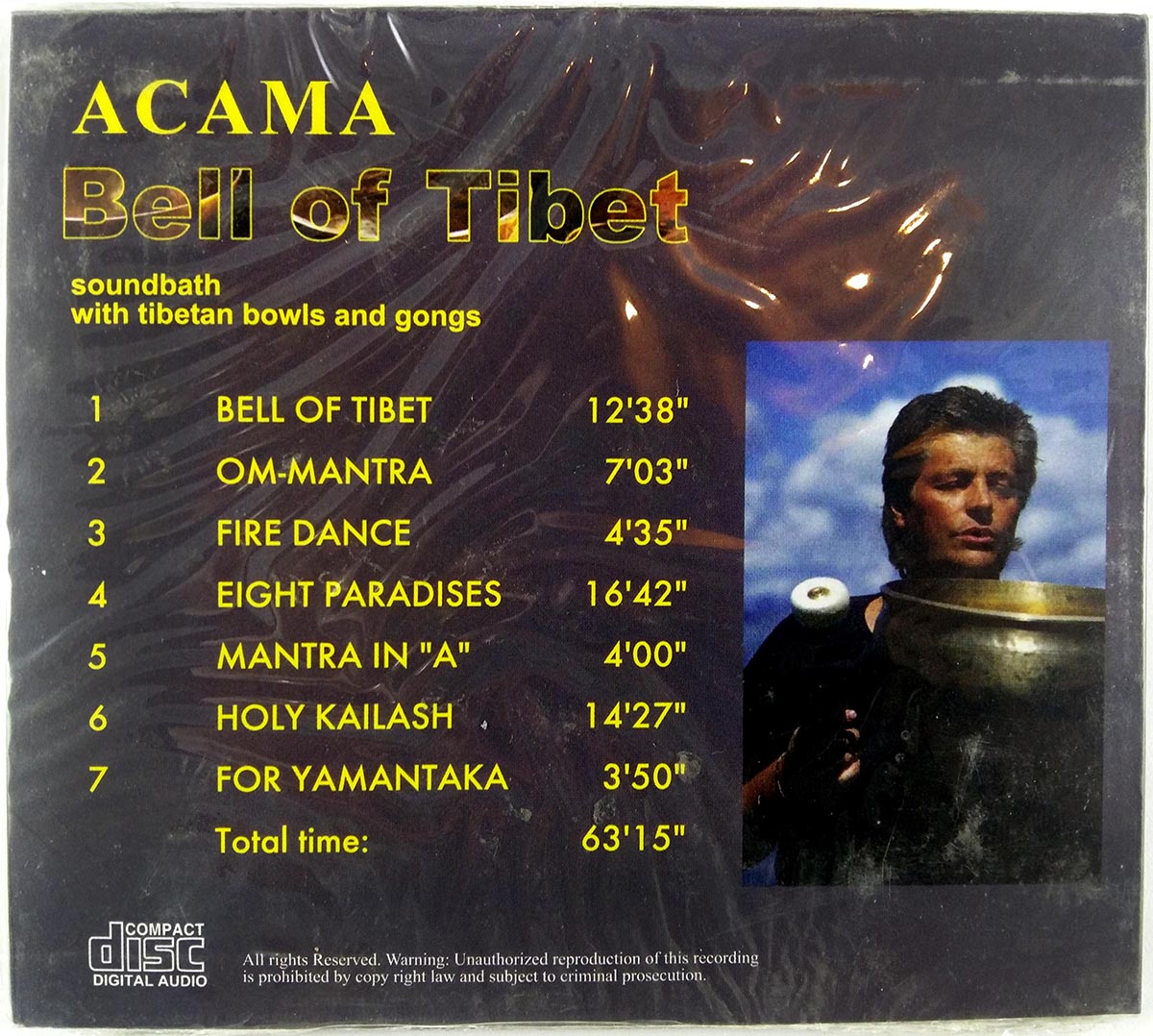 Acama Bell Of Tibet singing Bowls - Mantra Audio Cd