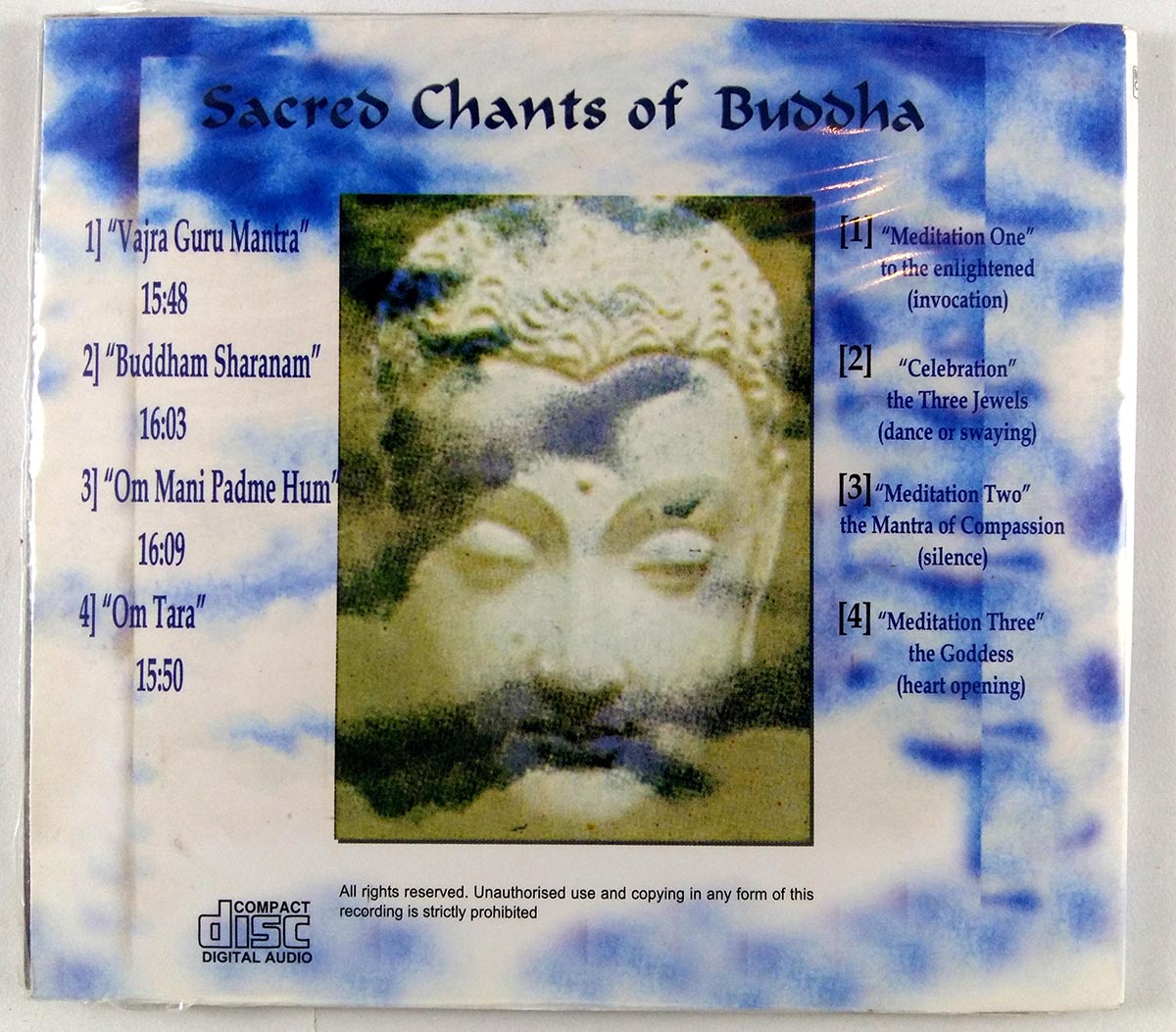 Sacred Chants Of Buddha - Mantra Audio Cd