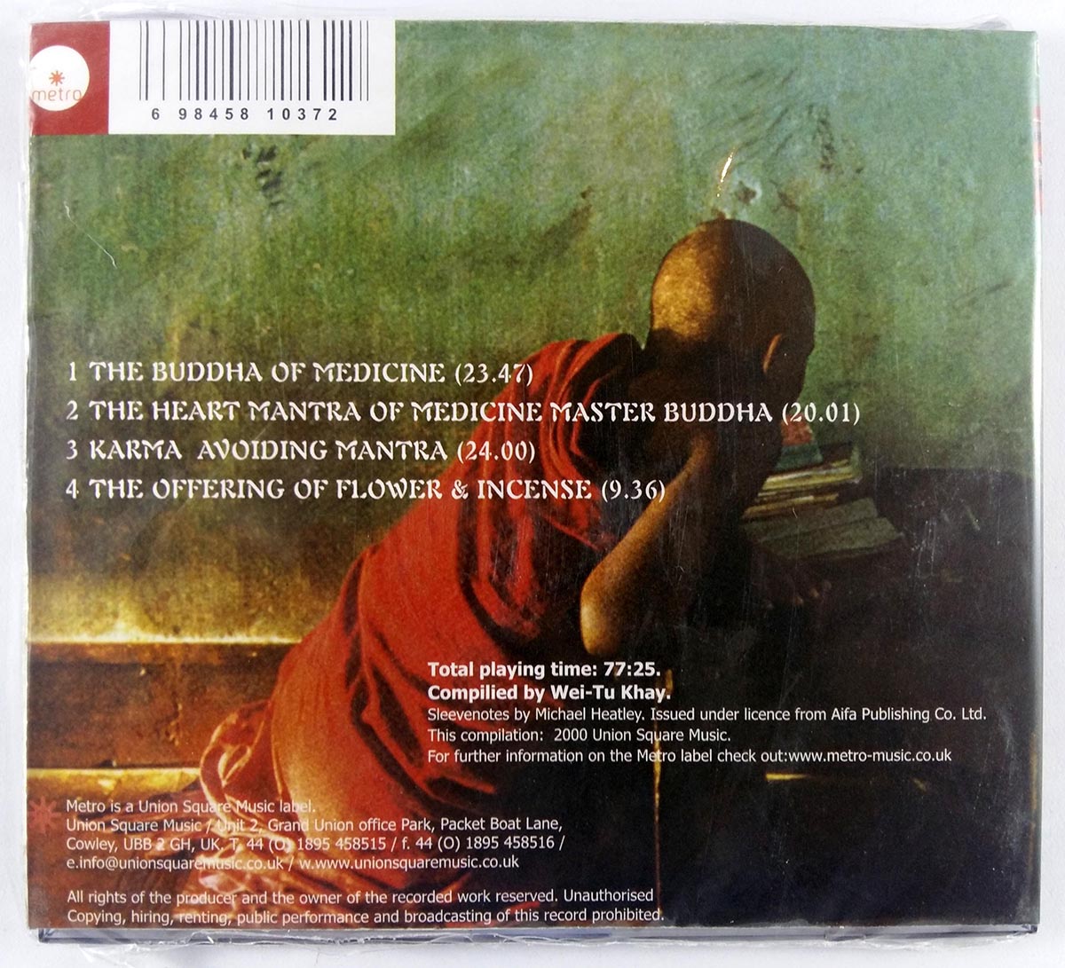 Buddhist Chants - Mantra Audio Cd