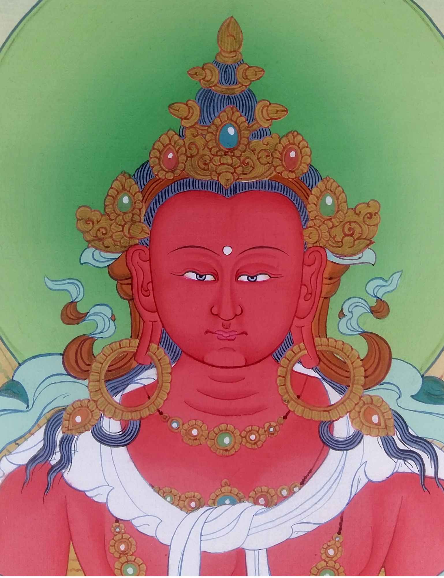 Tibetan Thangka Aparimita <span Style=