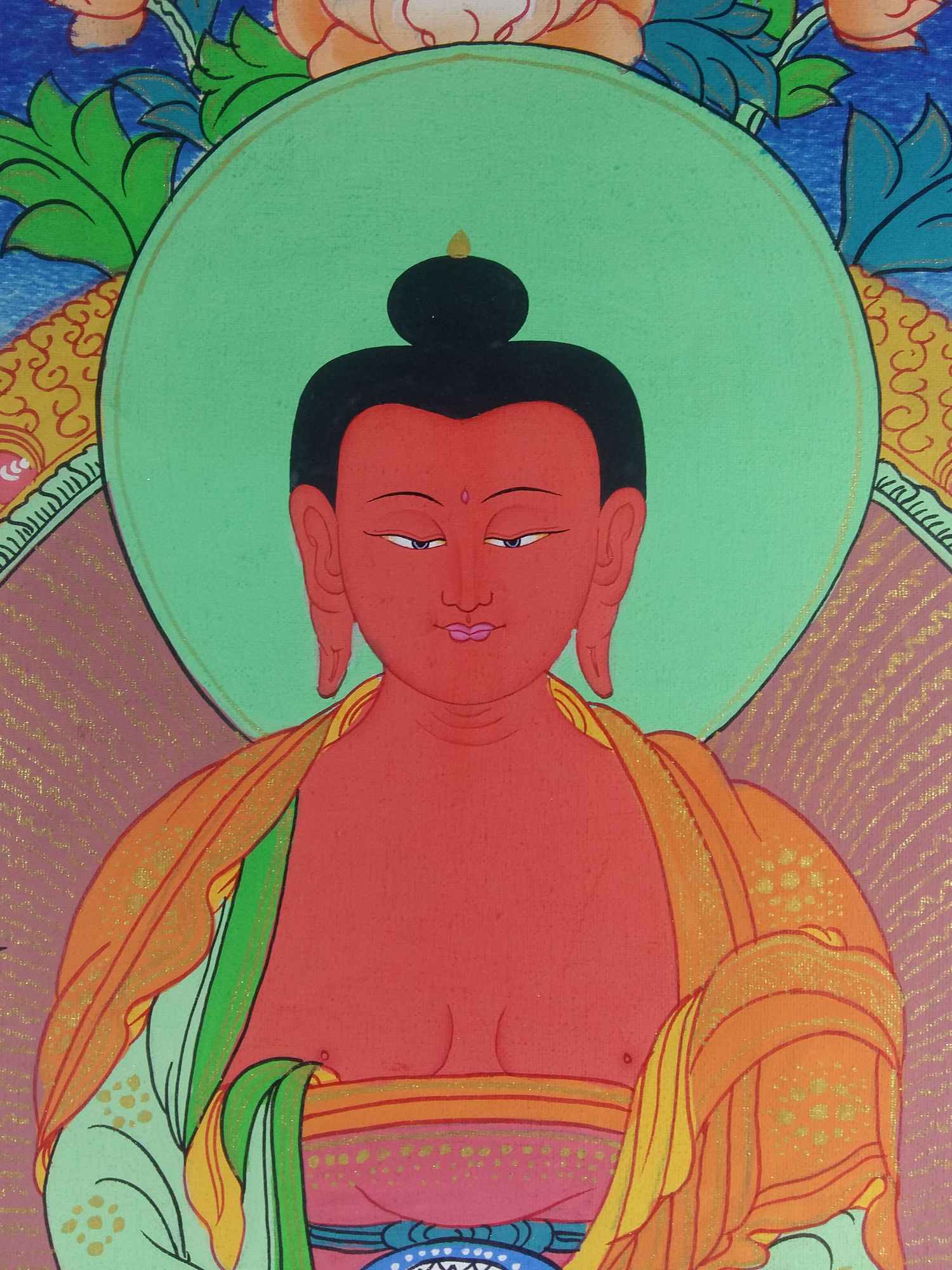 Tibetan Thangka Amaitabha Buddha