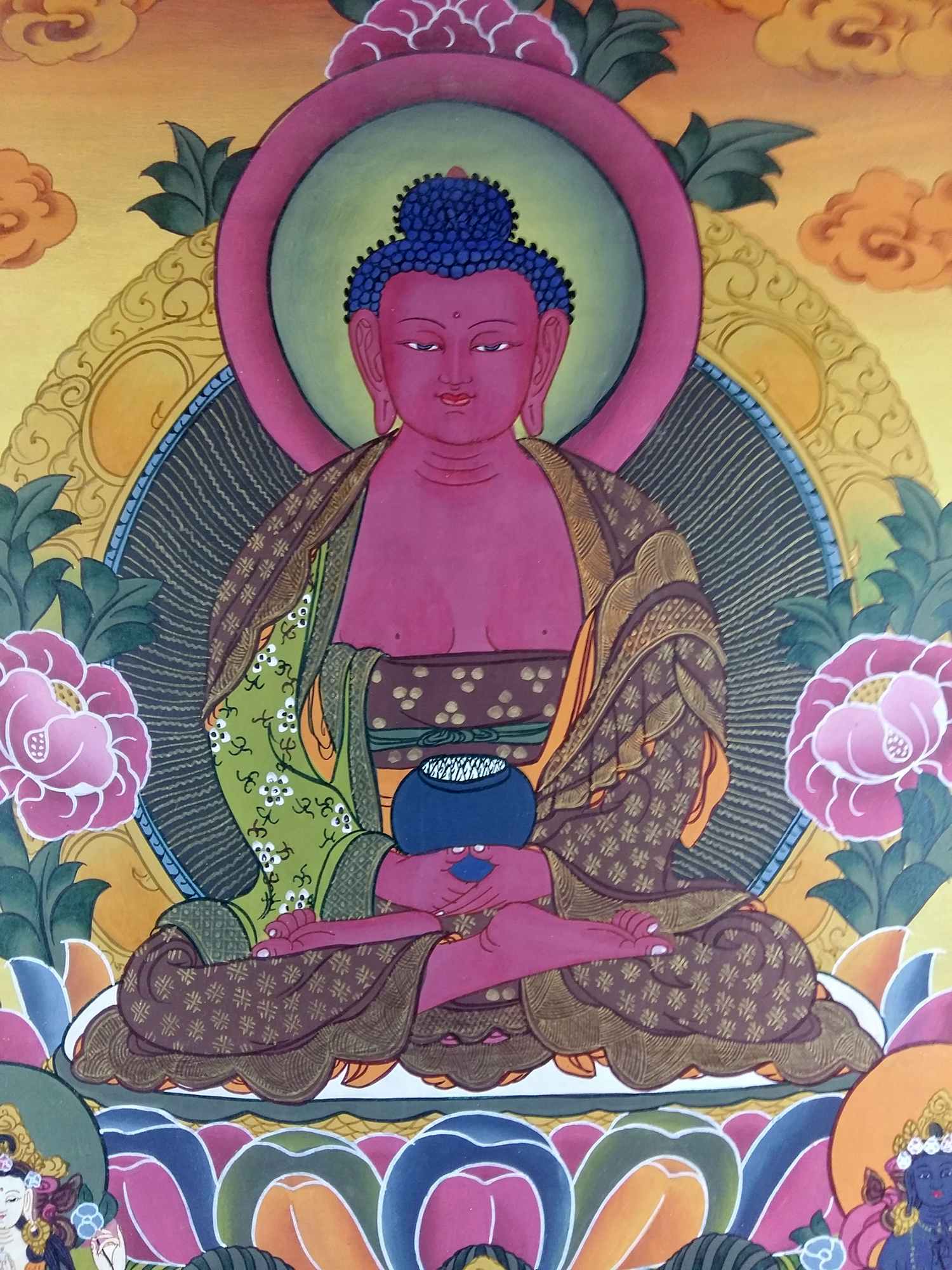 Tibetan Thangka Amitabha Budha <span Style=