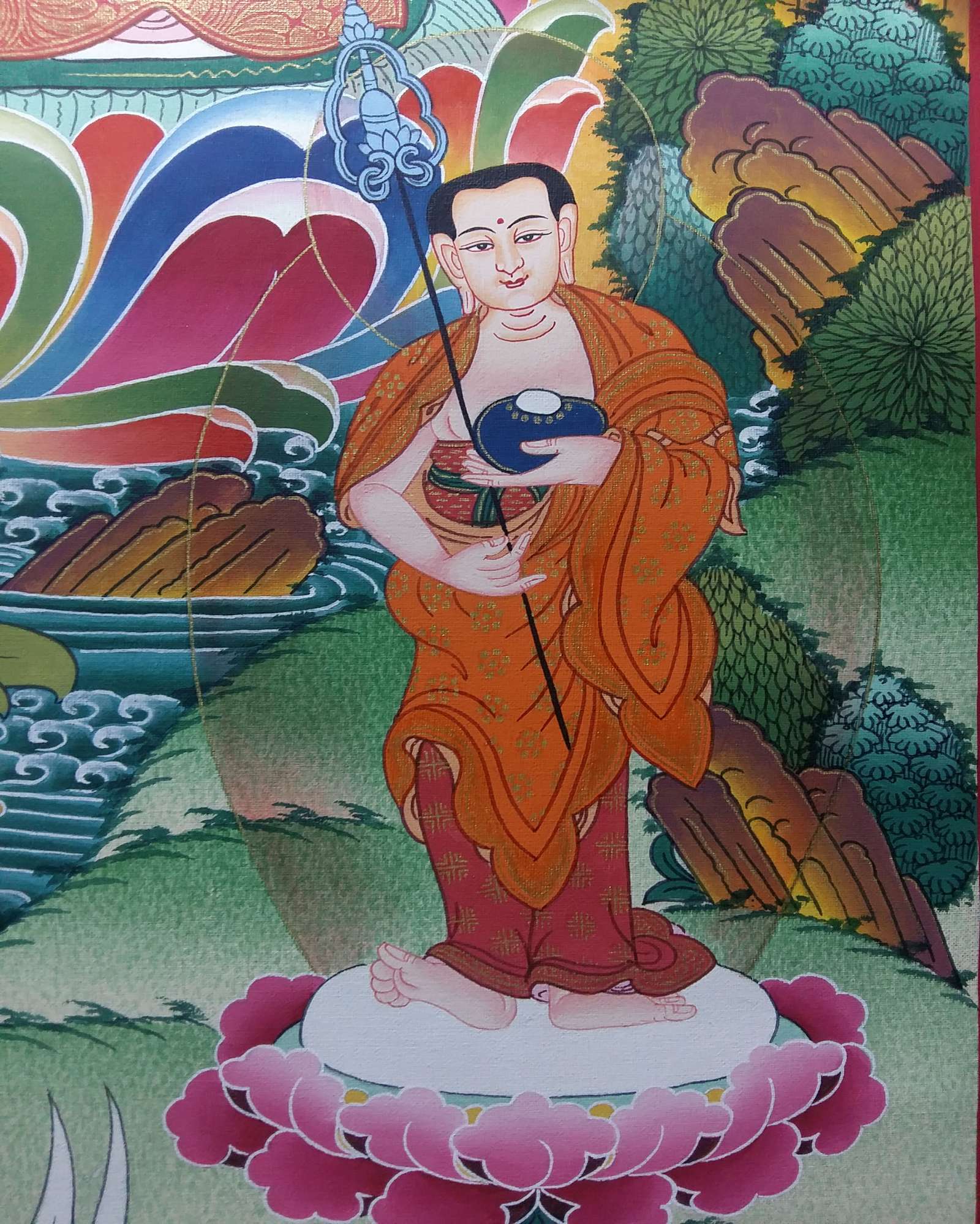 Tibetan Thangka Shakyamuni Buddha <span Style=