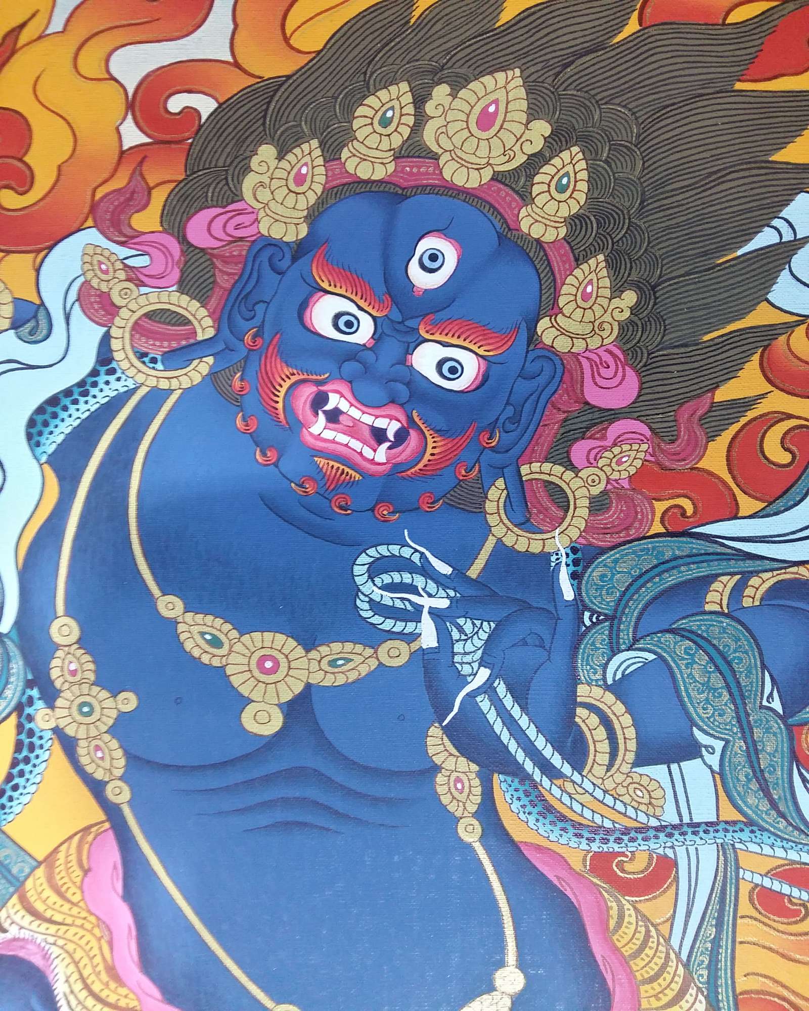 Tibetan Thangka Vajra Pani