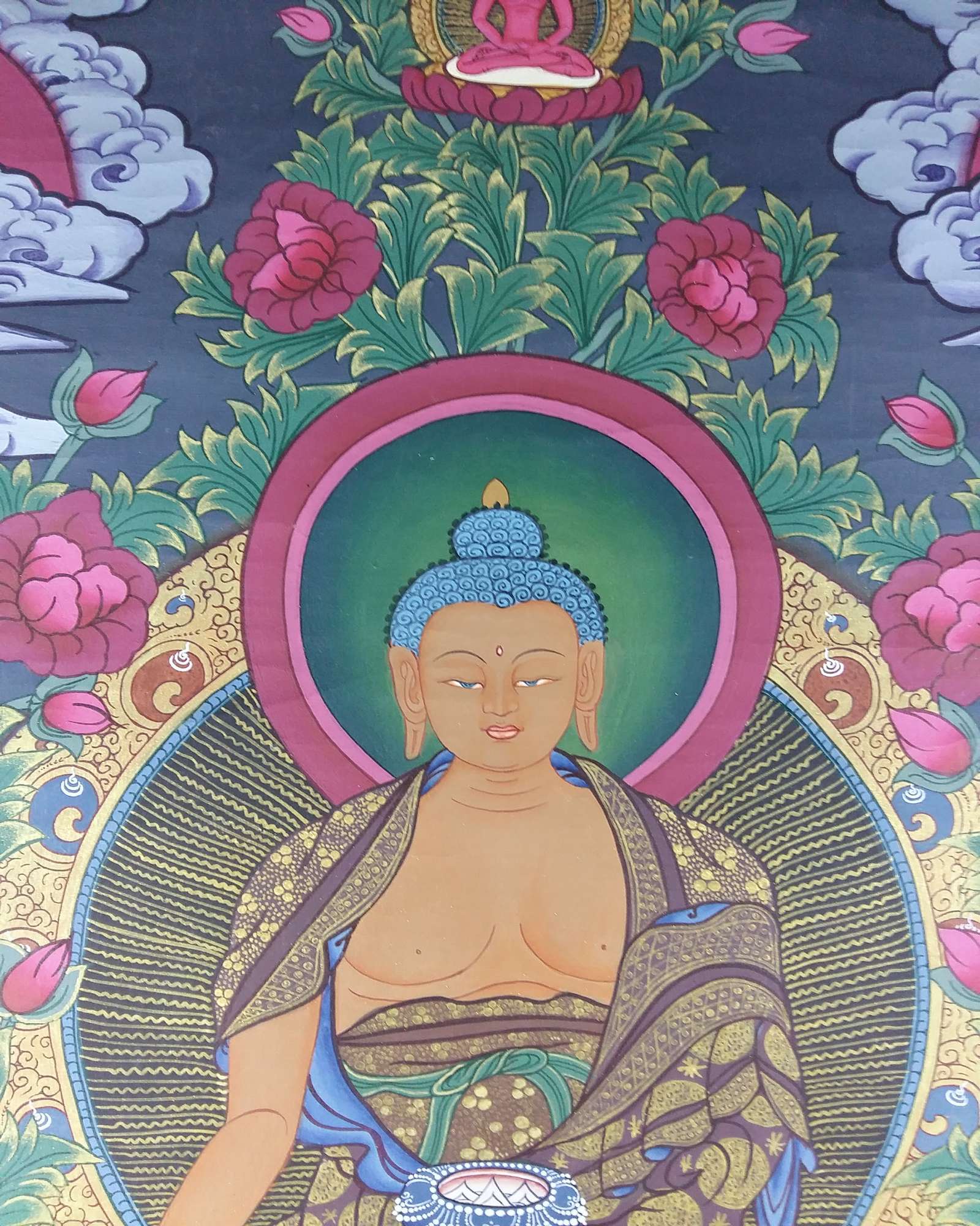 Tibetan Thangka Shakyamuni Buddha <span Style=