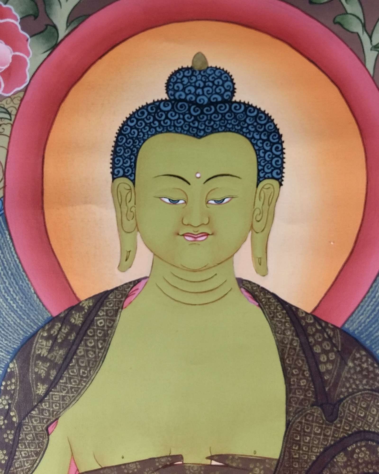 Tibetan Thangka Shakyamuni Buddha <span Style=