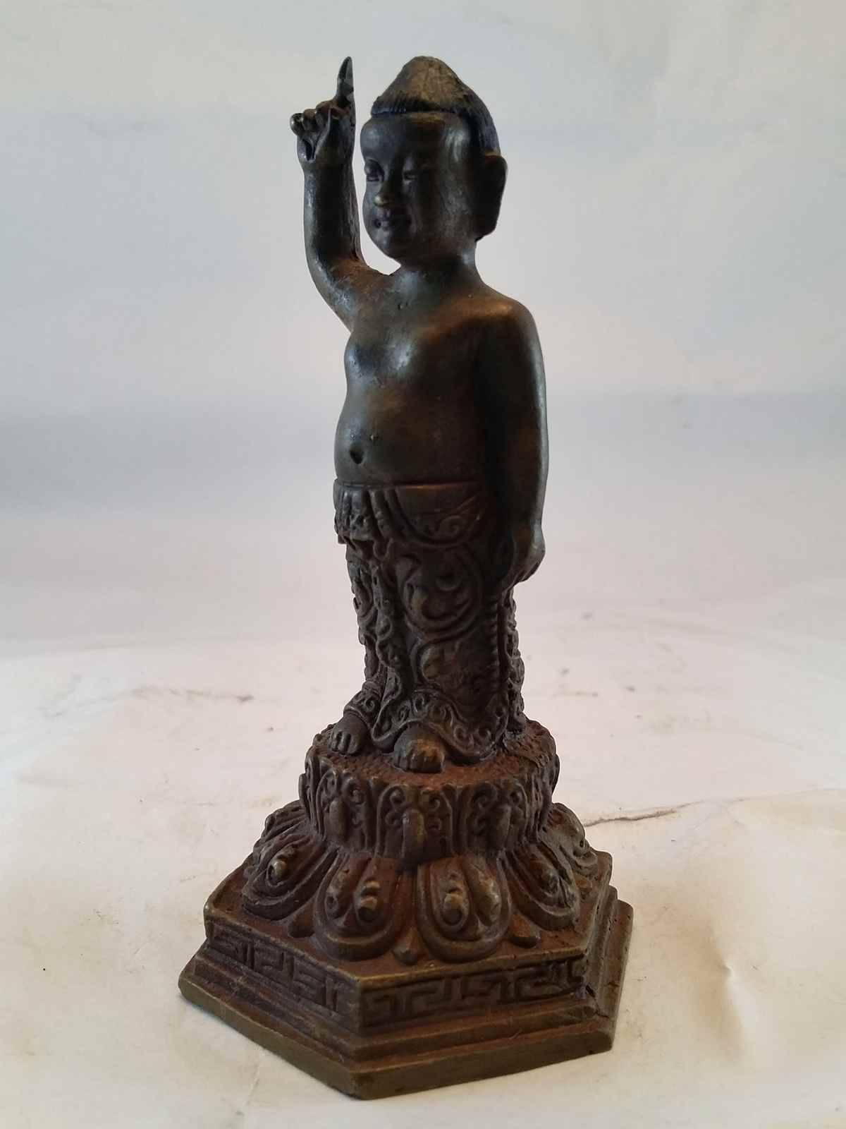 Siddhartha Gautam Buddha Statue - Oxidized