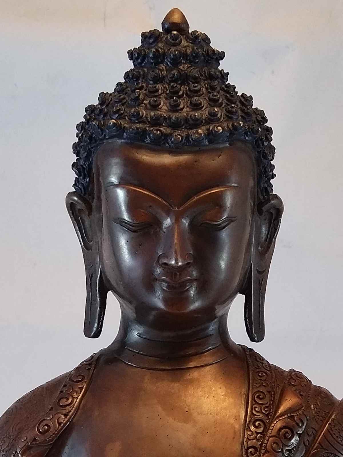 Shakyamuni Buddha Statue - Oxidized <span Style=