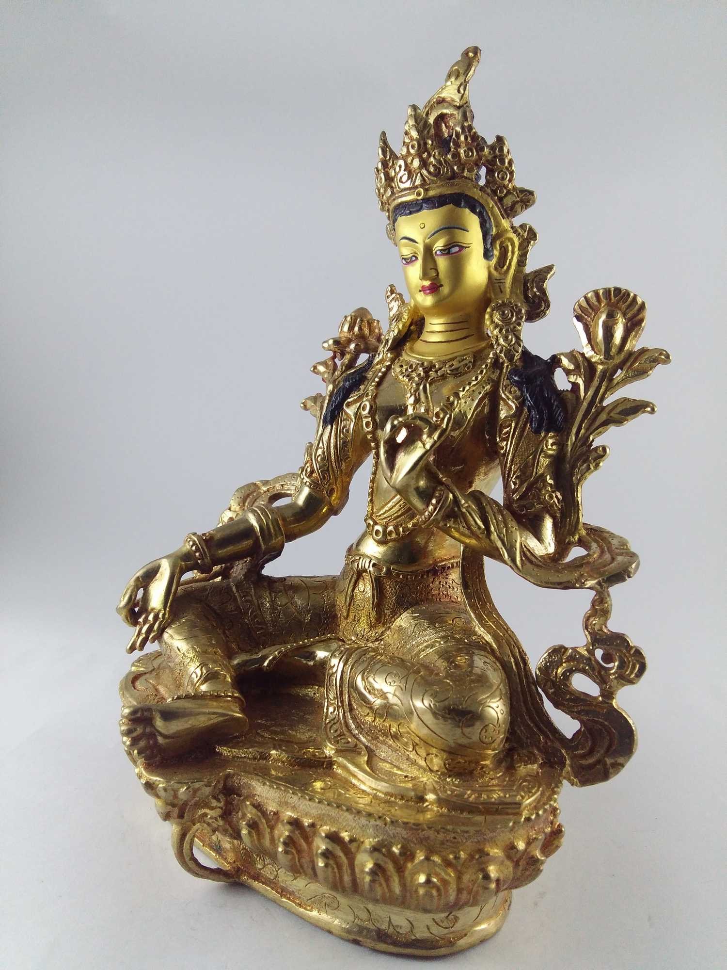 Statue Green Tara <span Style=