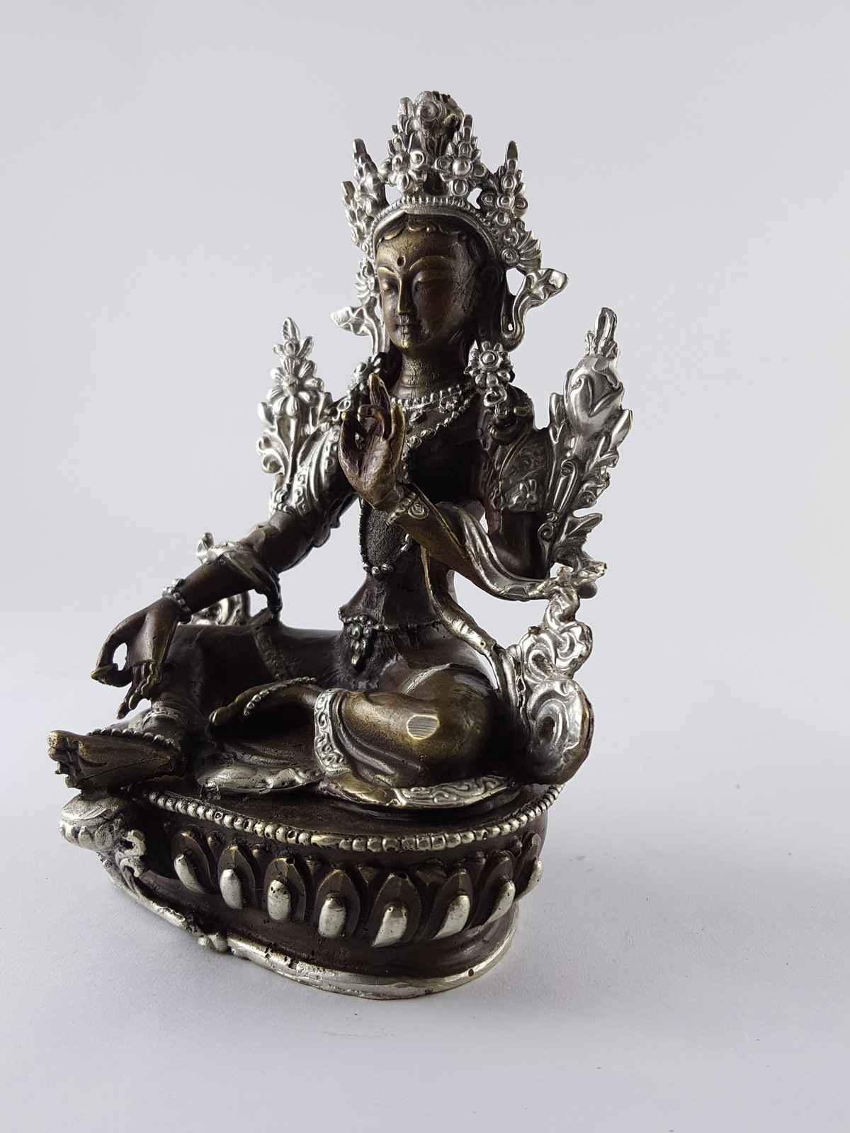 Green Tara Statue <span Style=