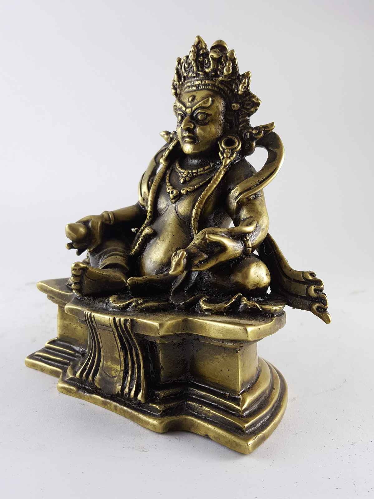 Brass Kubera Jambhala High Quality Statue, <span Style=