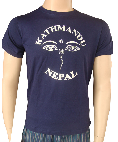 Nepali Cotton Round Neck T-shirt <span Style=