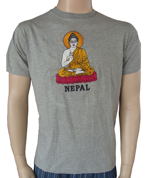 Nepali Cotton Round Neck T-shirt <span Style=