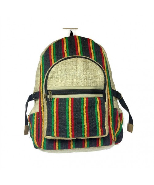 Natural Hemp Backpack Bag