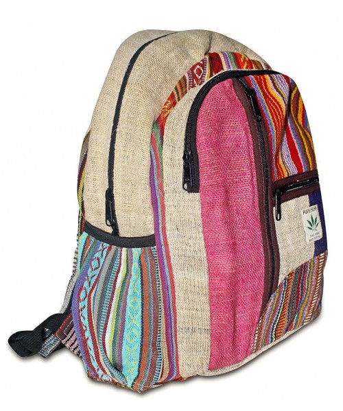 Natural Hemp Backpack Bag