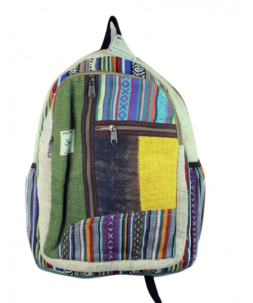 Natural Hemp Backpack Bag