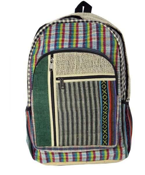 Natural Hemp Backpack Bag