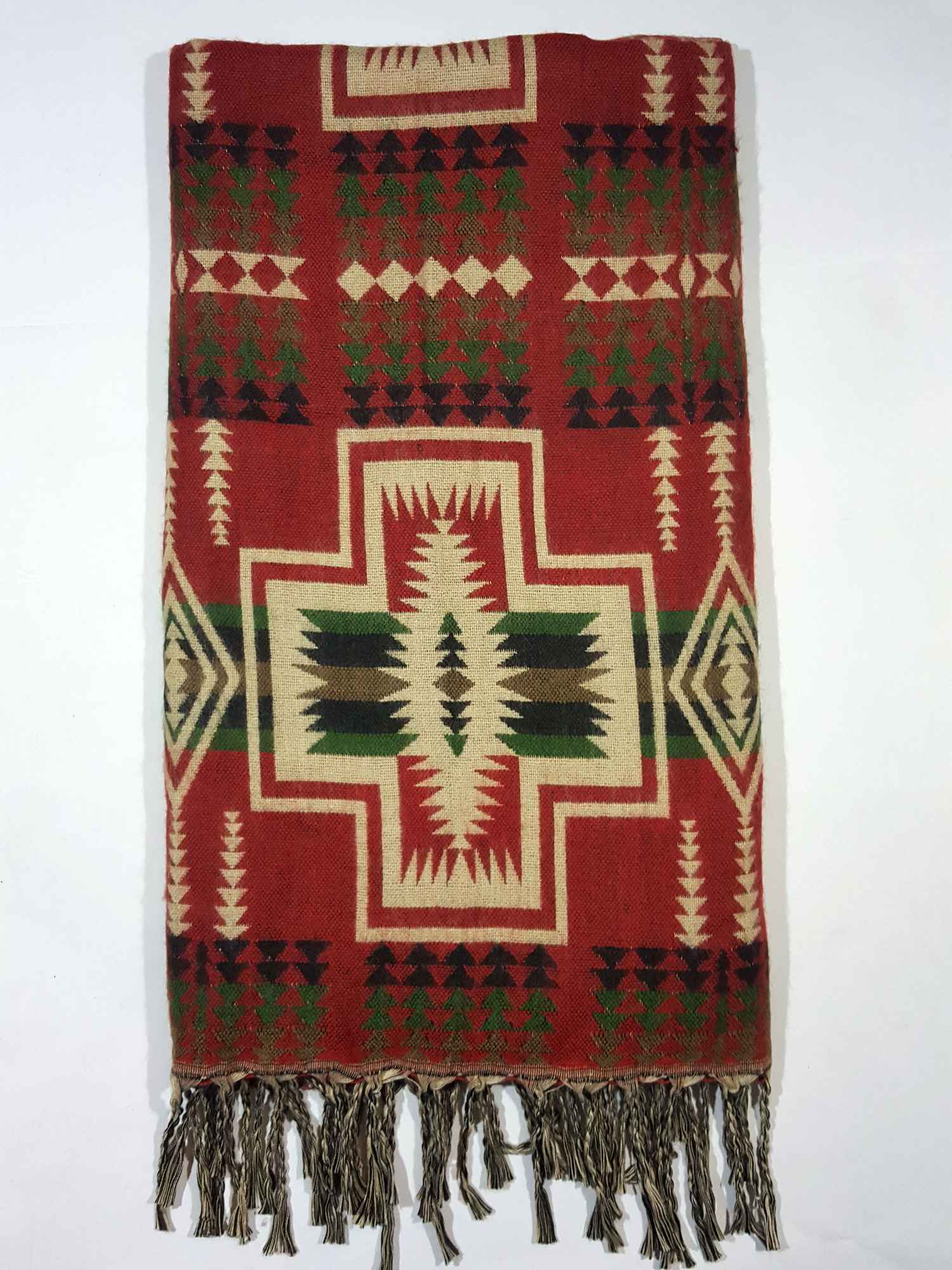 Dhaka Shawl, Multicolor Durable Acrylic Shawl <span Style=