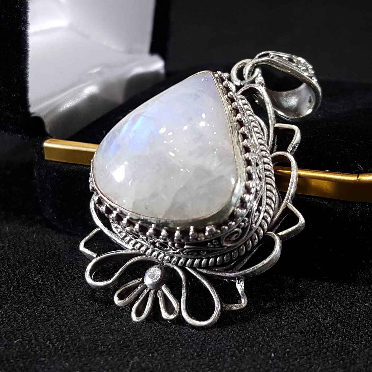 Moonstone Handmade Silver Pendant