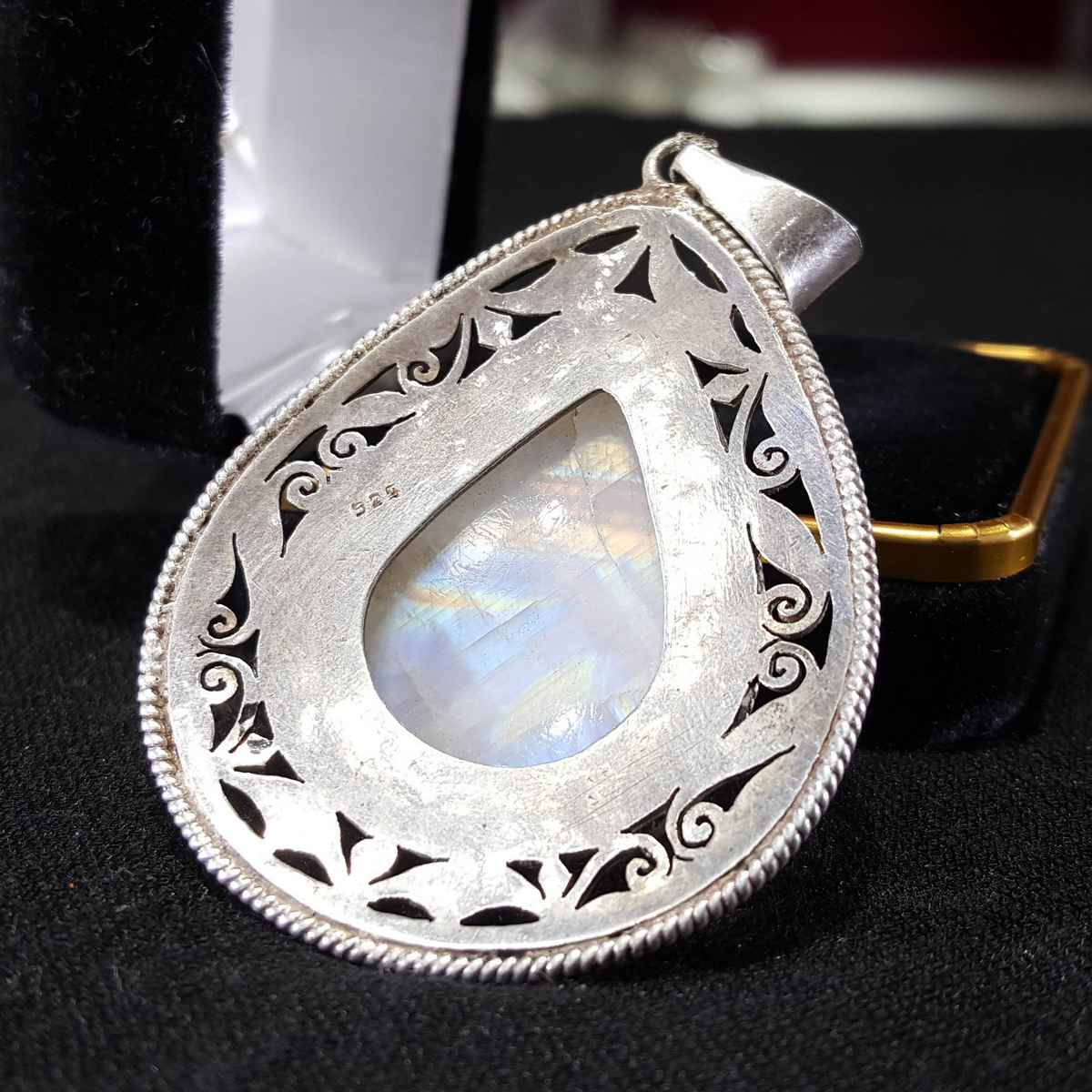 Moonstone Handmade Silver Pendant