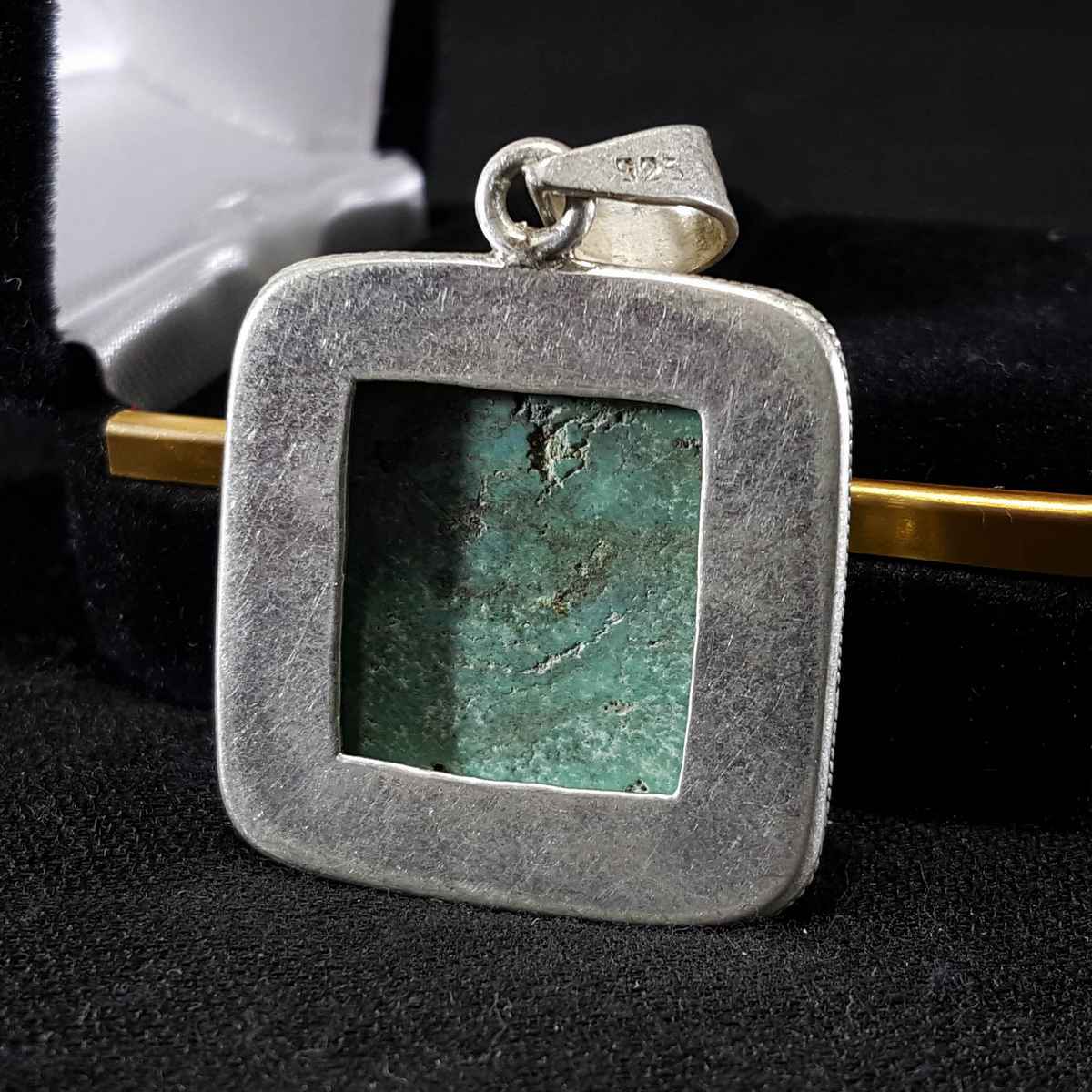 Tibetan Tourquise Handmade Silver Pendant