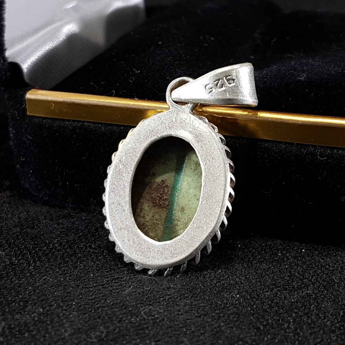 Tibetan Tourquise Handmade Silver Pendant