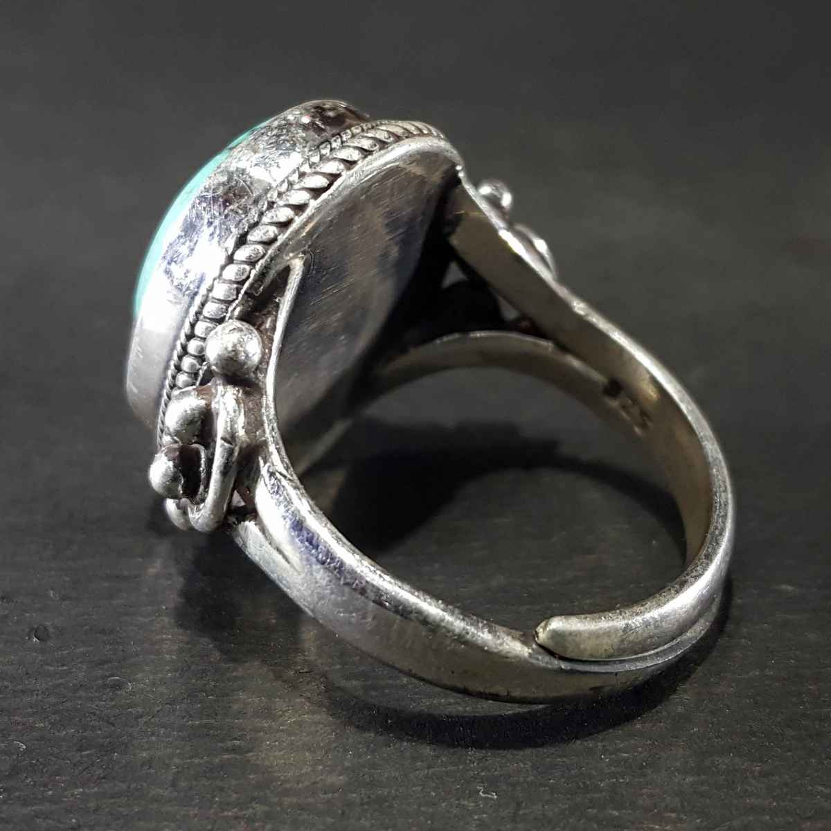 Tibetan Tourquise Silver Handmade Ring