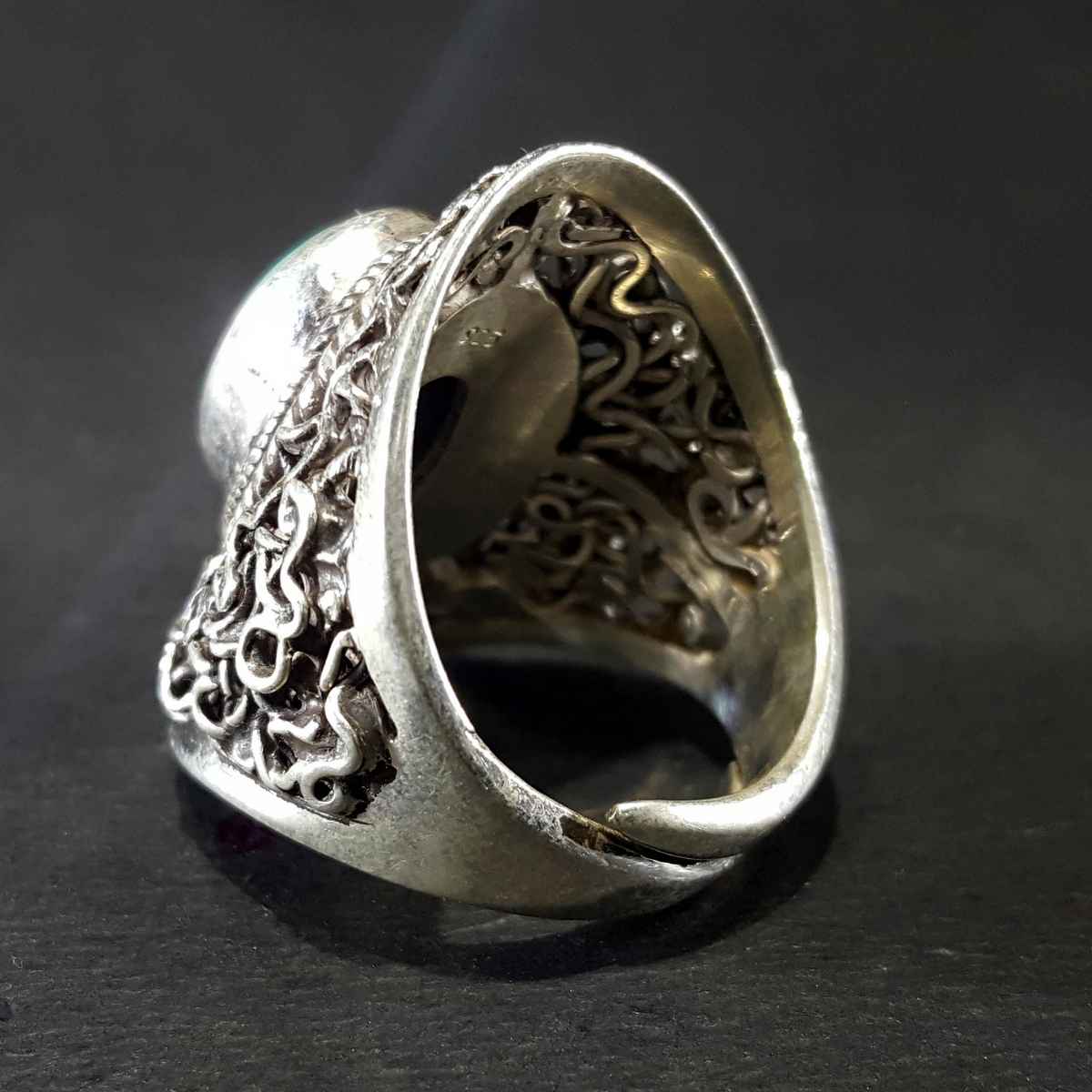 Tibetan Tourquise Silver Handmade Ring