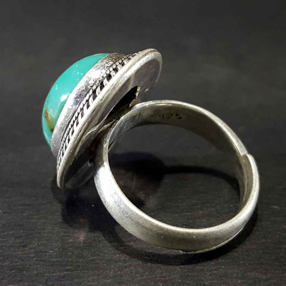 Tibetan Tourquise Silver Handmade Ring