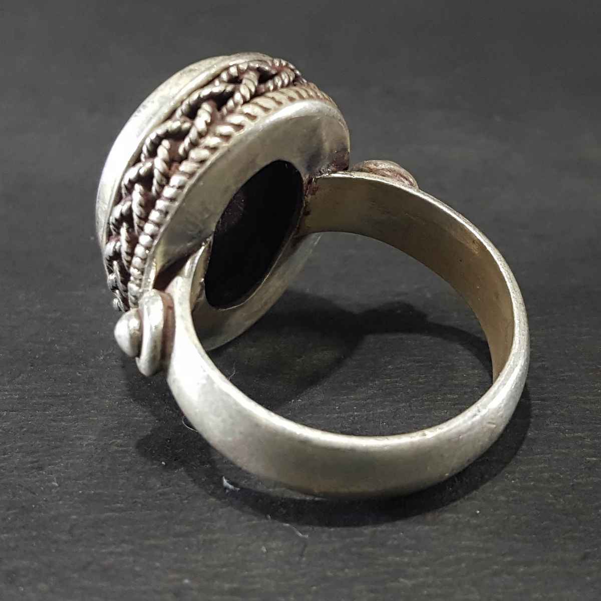 Black Star Handmade Silver Ring