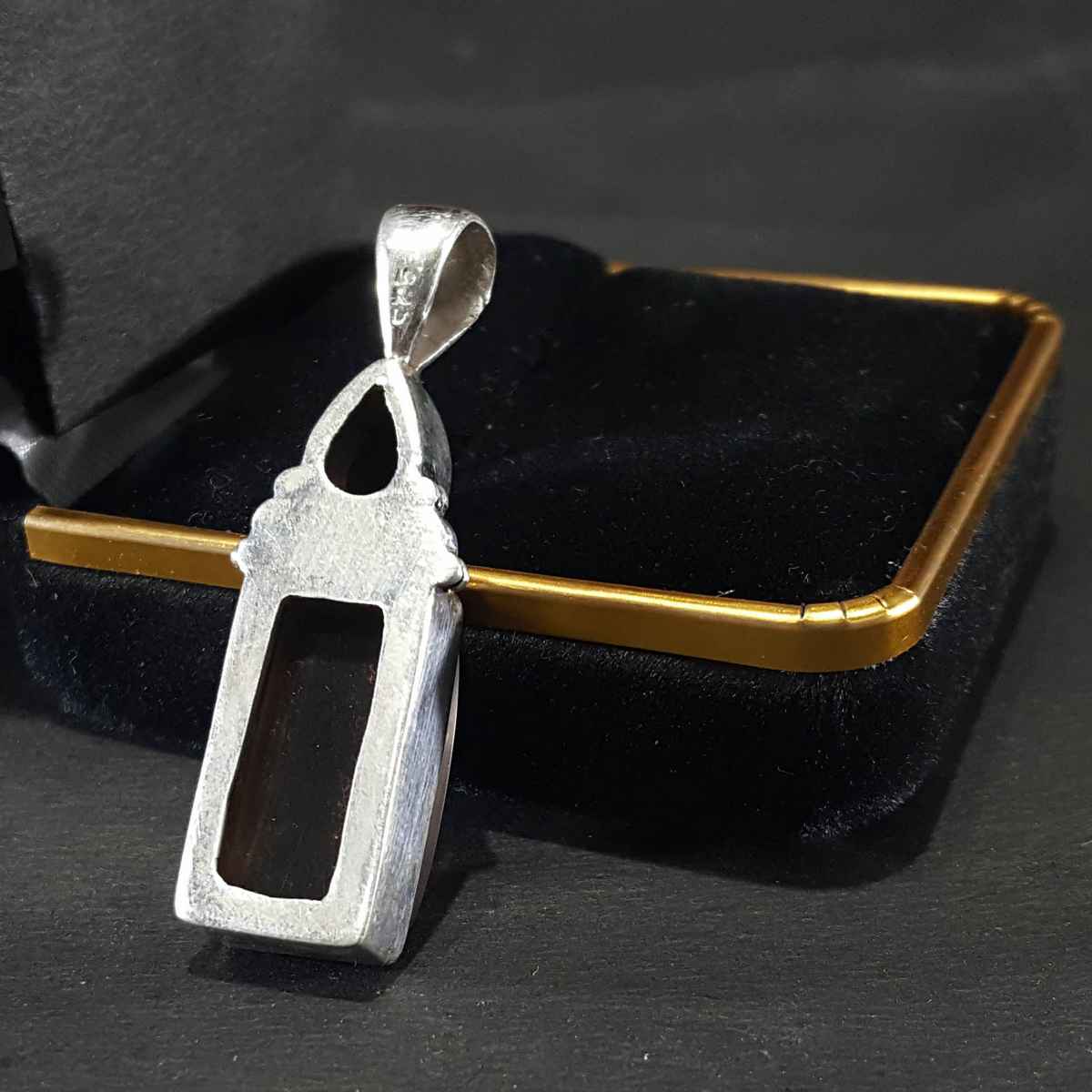 Smokey Topaz Handmade Silver Pendant