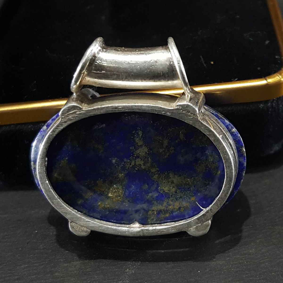 Lapis Lazuli Handmade Silver Pendant