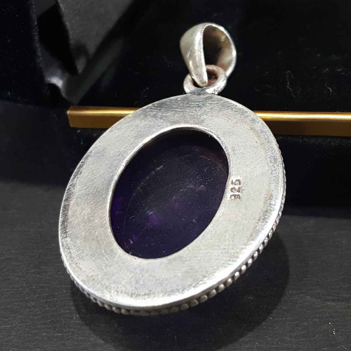 Amethyst Handmade Silver Pendant